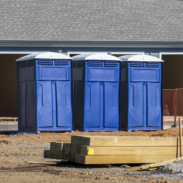 how can i report damages or issues with the portable toilets during my rental period in Marion Utah